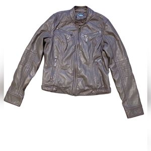 J2 by Joujou Vegan Leather gray Motorcycle jacket